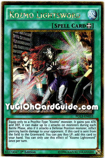 Yu-Gi-Oh Card: Kozmo Lightsword