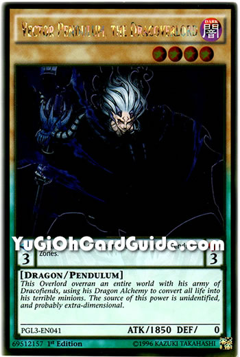 Yu-Gi-Oh Card: Vector Pendulum, the Dracoverlord