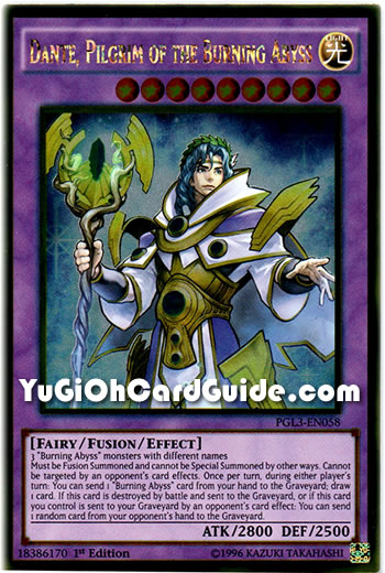 Yu-Gi-Oh Card: Dante, Pilgrim of the Burning Abyss