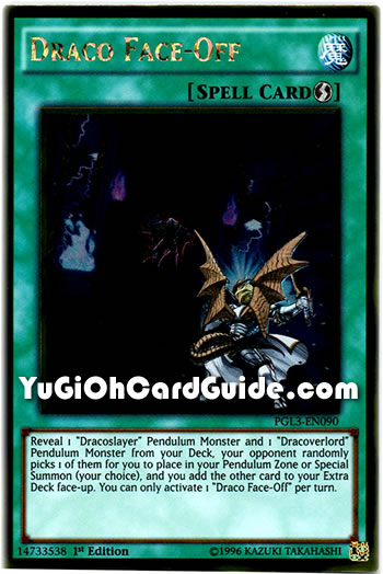 Yu-Gi-Oh Card: Draco Face-Off