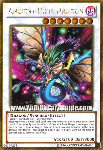 Yu-Gi-Oh Card: Ancient Pixie Dragon