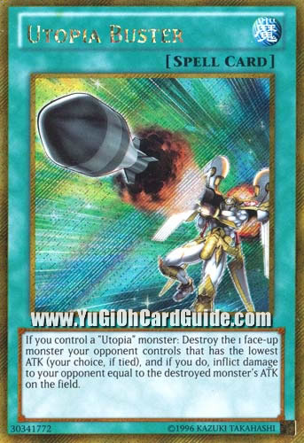 Yu-Gi-Oh Card: Utopia Buster