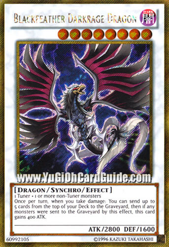 Yu-Gi-Oh Card: Blackfeather Darkrage Dragon