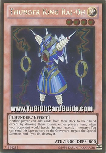 Yu-Gi-Oh Card: Thunder King Rai-Oh