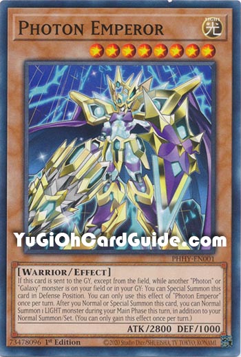Yu-Gi-Oh Card: Photon Emperor