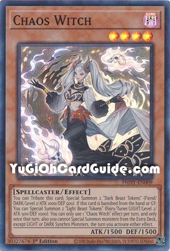 Yu-Gi-Oh Card: Chaos Witch