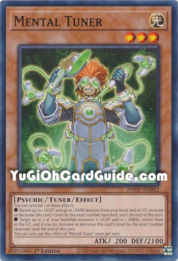 Yu-Gi-Oh Card: Mental Tuner