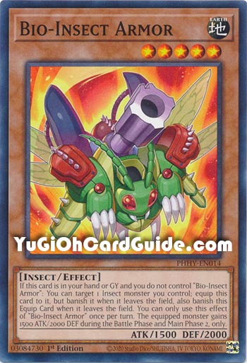 Yu-Gi-Oh Card: Bio-Insect Armor