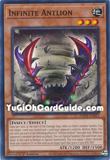 Yu-Gi-Oh Card: Infinite Antlion