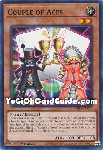 Yu-Gi-Oh Card: Couple of Aces