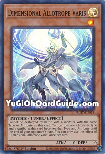 Yu-Gi-Oh Card: Dimensional Allotrope Varis