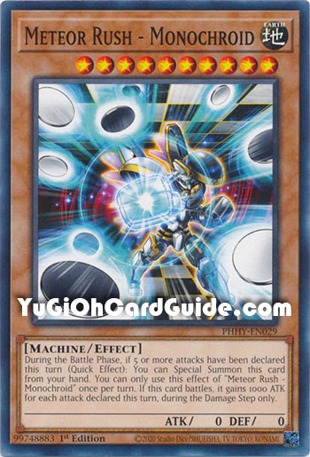 Yu-Gi-Oh Card: Meteor Rush - Monochroid