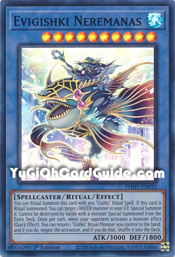 Yu-Gi-Oh Card: Evigishki Neremanas