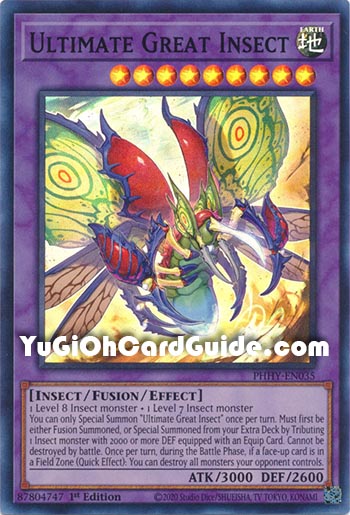 Yu-Gi-Oh Card: Ultimate Great Insect