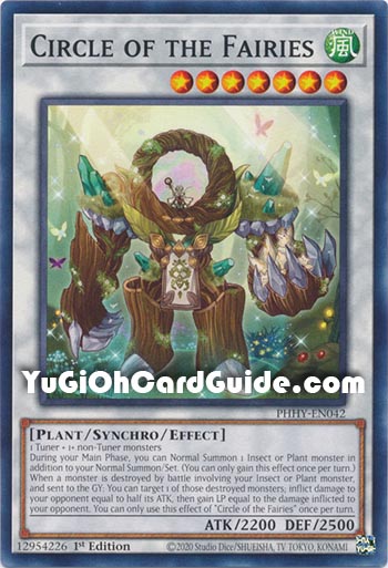 Yu-Gi-Oh Card: Circle of the Fairies