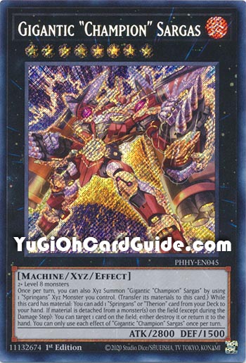 Yu-Gi-Oh Card: Gigantic Champion