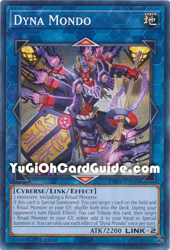 Yu-Gi-Oh Card: Dyna Mondo
