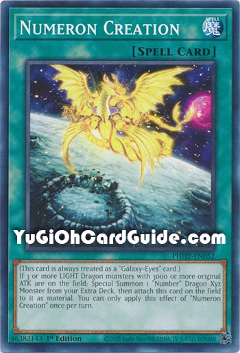 Yu-Gi-Oh Card: Numeron Creation