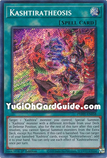 Yu-Gi-Oh Card: Kashtiratheosis