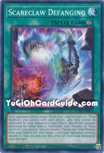 Yu-Gi-Oh Card: Scareclaw Defanging