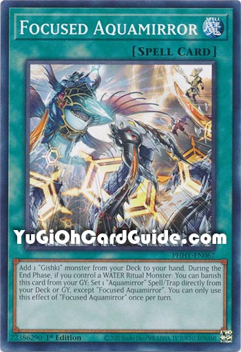 Yu-Gi-Oh Card: Focused Aquamirror