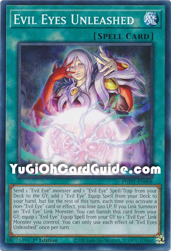 Yu-Gi-Oh Card: Evil Eyes Unleashed