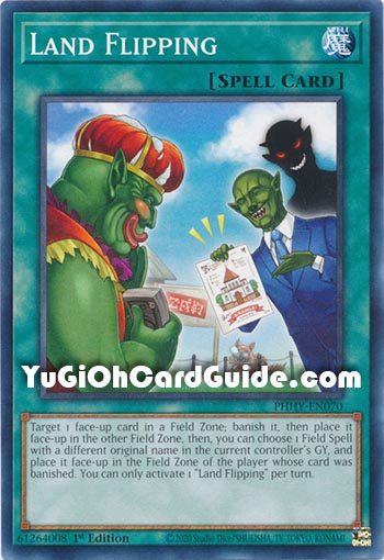 Yu-Gi-Oh Card: Land Flipping