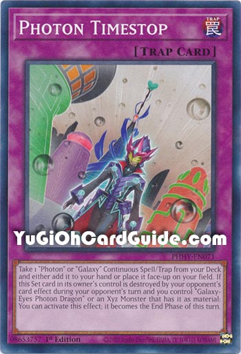 Yu-Gi-Oh Card: Photon Timestop
