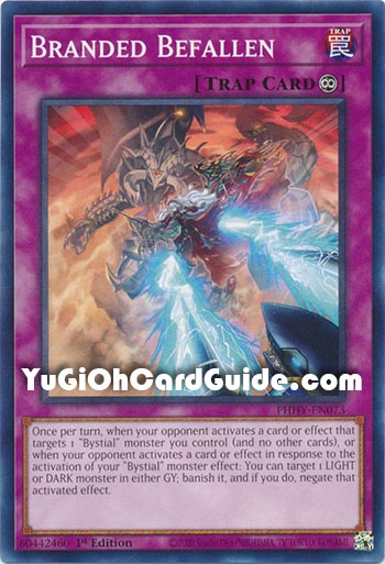 Yu-Gi-Oh Card: Branded Befallen