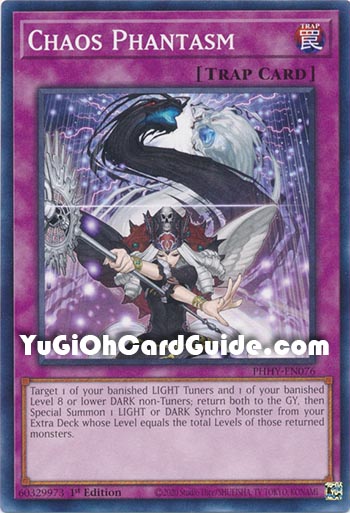 Yu-Gi-Oh Card: Chaos Phantasm