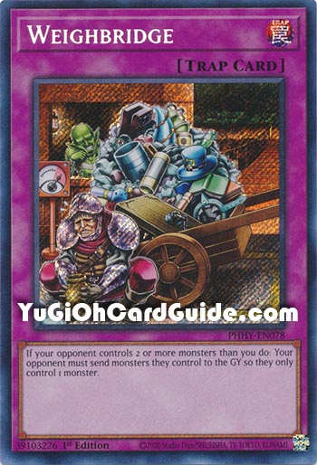 Yu-Gi-Oh Card: Weighbridge