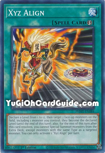 Yu-Gi-Oh Card: Xyz Align