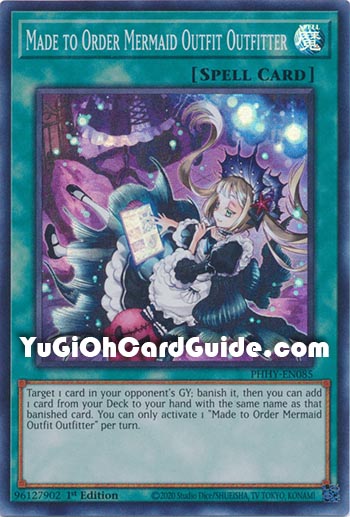 Yu-Gi-Oh Card: Made to Order Mermaid Outfit Outfitter