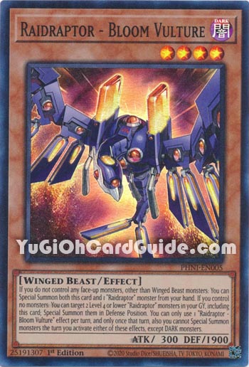 Yu-Gi-Oh Card: Raidraptor - Bloom Vulture
