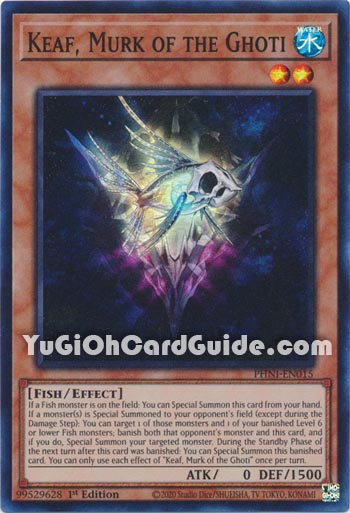 Yu-Gi-Oh Card: Keaf, Murk of the Ghoti