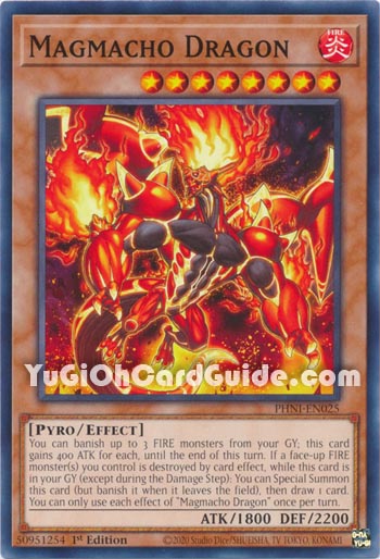 Yu-Gi-Oh Card: Magmacho Dragon