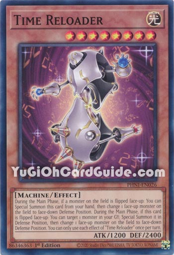 Yu-Gi-Oh Card: Time Reloader