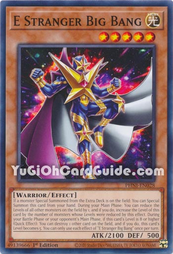 Yu-Gi-Oh Card: E Stranger Big Bang