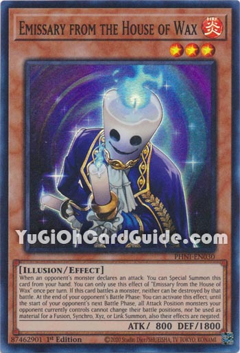 Yu-Gi-Oh Card: Emissary from the House of Wax