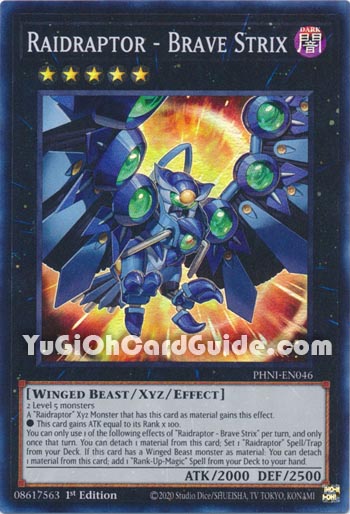 Yu-Gi-Oh Card: Raidraptor - Brave Strix