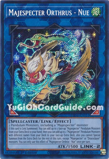Yu-Gi-Oh Card: Majespecter Orthrus - Nue
