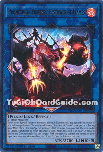 Yu-Gi-Oh Card: Promethean Princess, Bestower of Flames