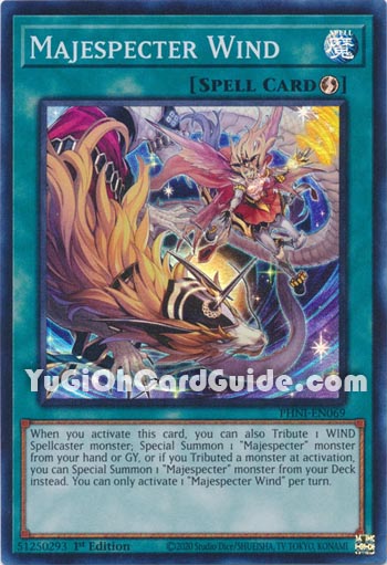 Yu-Gi-Oh Card: Majespecter Wind