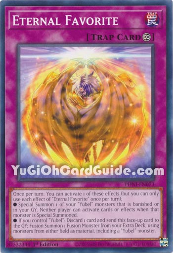 Yu-Gi-Oh Card: Eternal Favorite
