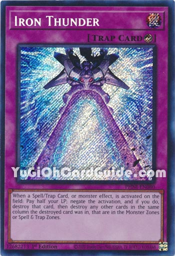 Yu-Gi-Oh Card: Iron Thunder
