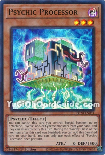 Yu-Gi-Oh Card: Psychic Processor