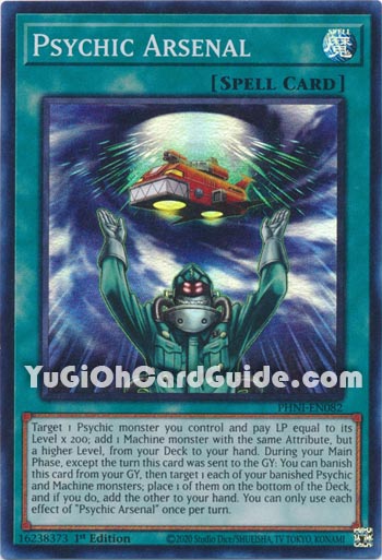 Yu-Gi-Oh Card: Psychic Arsenal