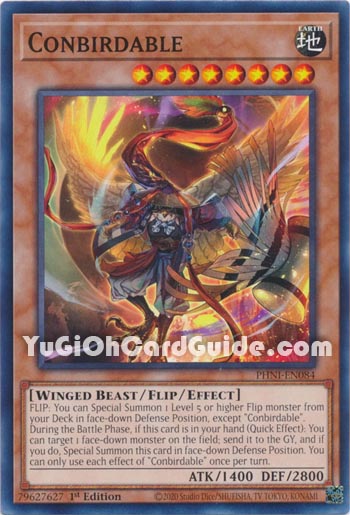 Yu-Gi-Oh Card: Conbirdable