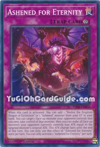 Yu-Gi-Oh Card: Ashened for Eternity