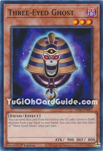 Yu-Gi-Oh Card: Three-Eyed Ghost